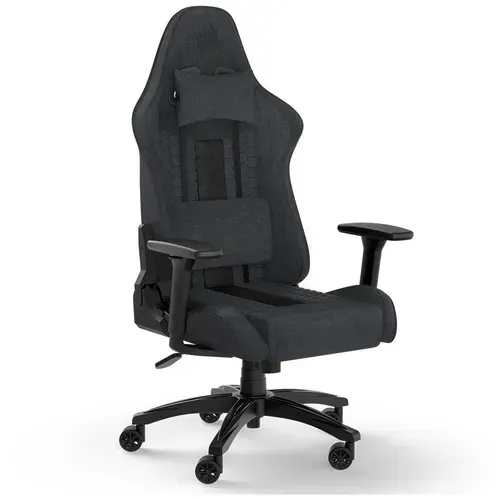 Cadeira Gamer Corsair Tc100 Relaxed Fabric, At 120kg, Com Almofadas, Reclinvel
